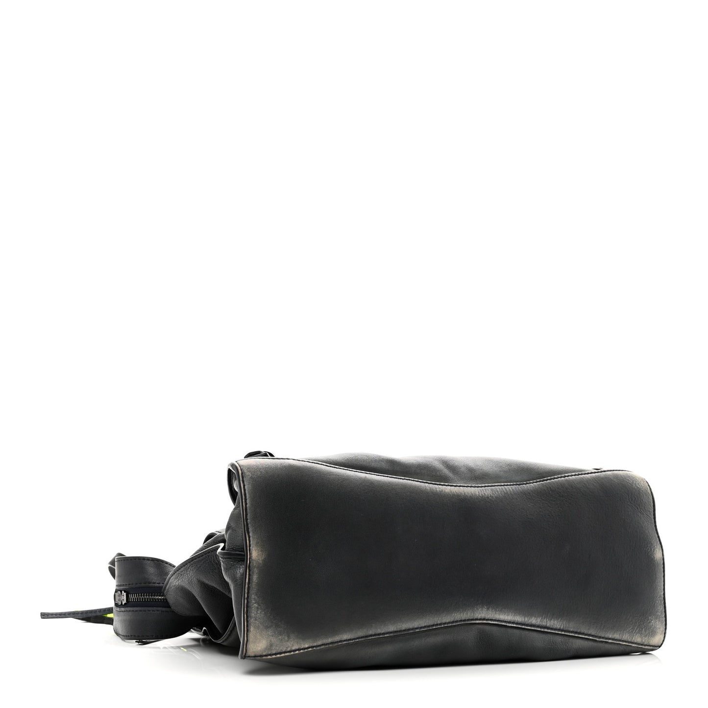 Used Calfskin Silver Hardware Neo Classic City Navy