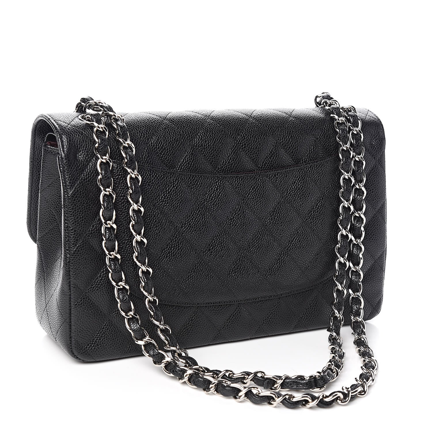 Chanel Caviar Quilted Jumbo Double Flap Black 3 of 13