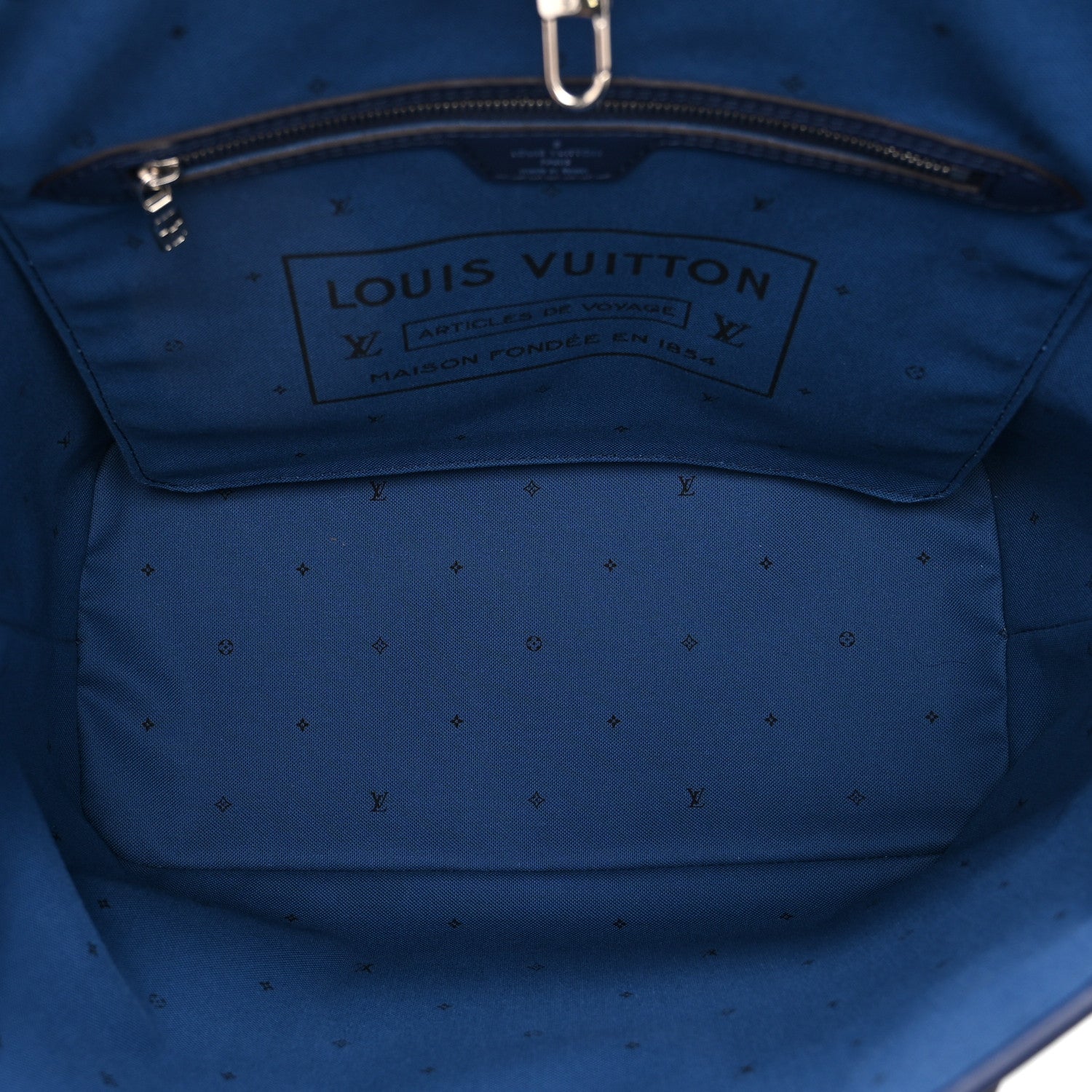 Louis Vuitton Monogram Escale Neverfull MM Blue 5 of 10