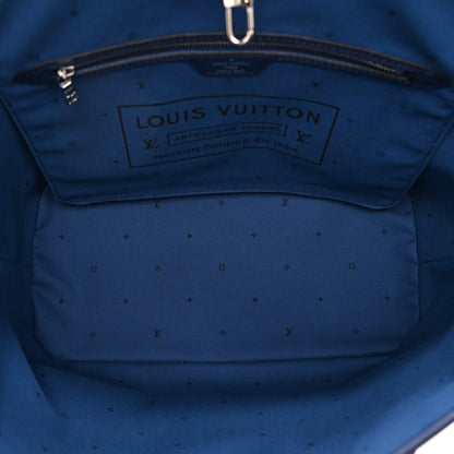 Louis Vuitton Monogram Escale Neverfull MM Blue 5 of 10