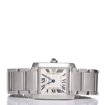 Cartier Stainless Steel 25mm Tank Francaise Quartz Watch 3 of 10