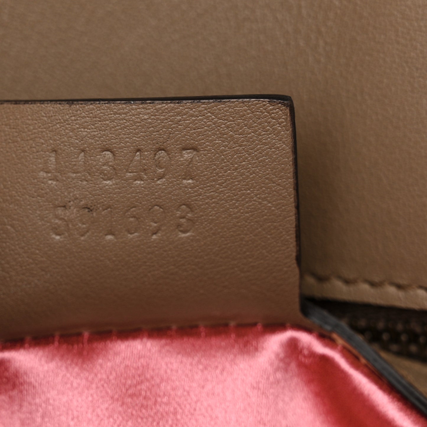 Velvet Matelasse Small GG Marmont Shoulder Bag Taupe