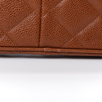 Chanel Caviar Quilted Flap Camera Case Brown 16 of 16