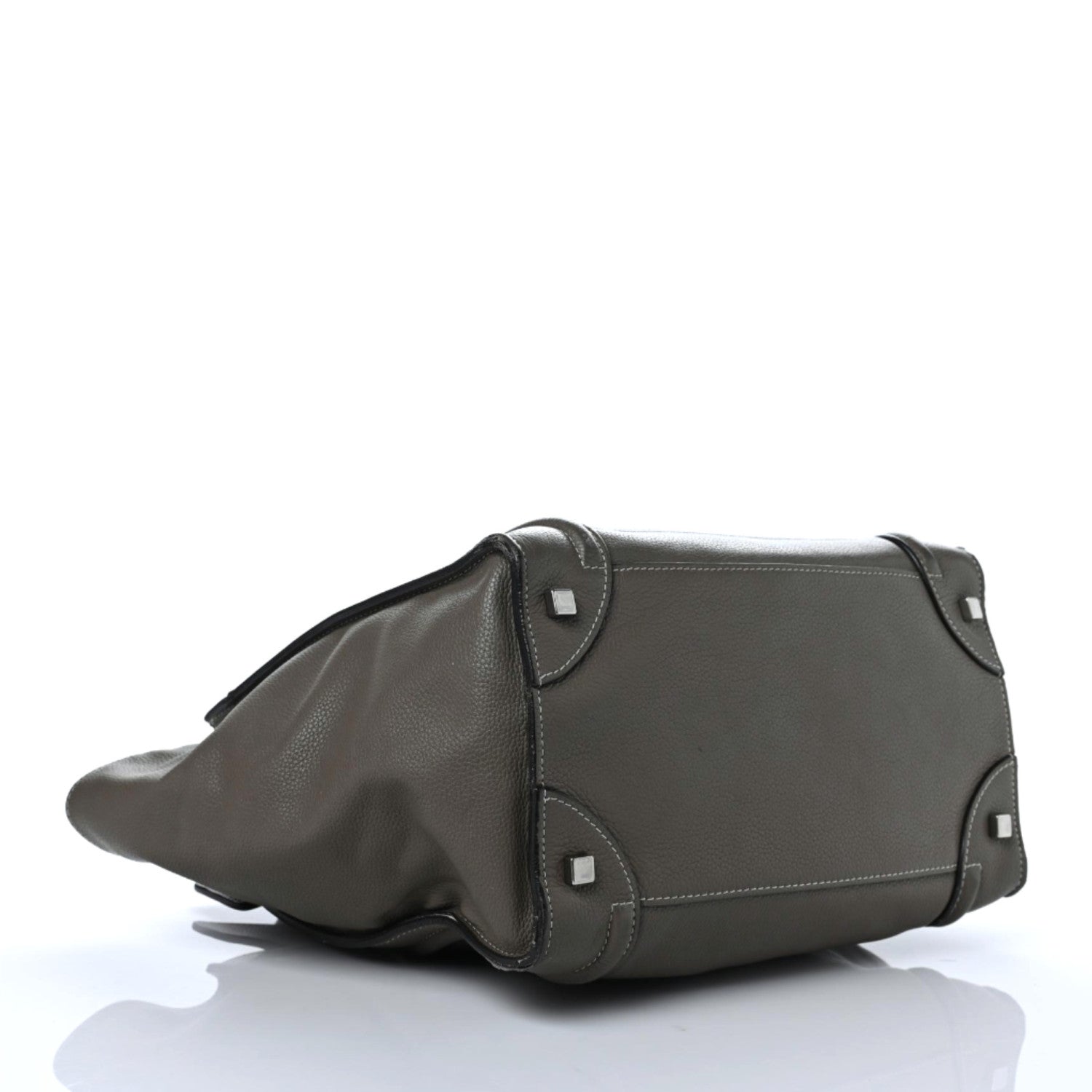 Celine Pebbled Calfskin Mini Luggage Souris 3 of 12