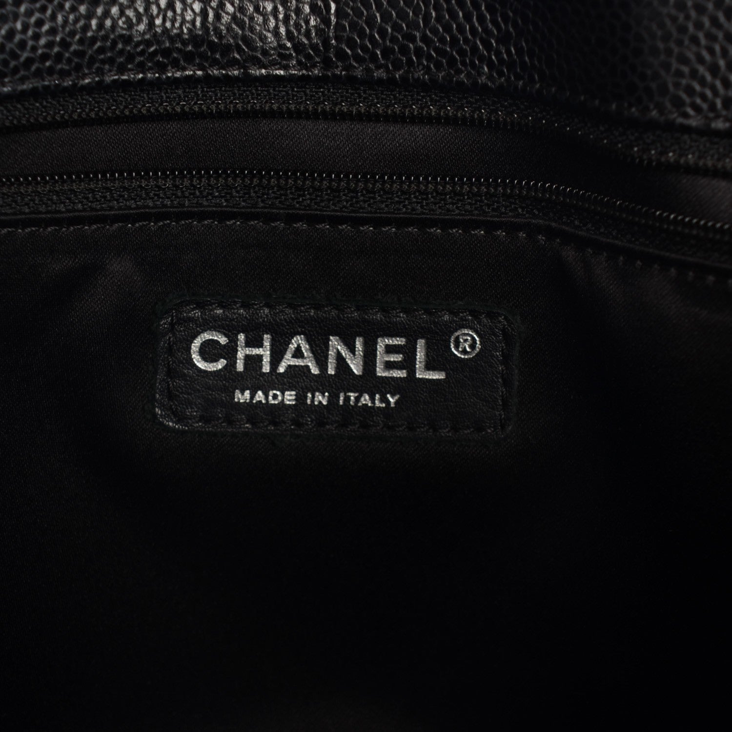 Chanel Caviar Quilted Grand Shopping Tote GST Black 6 of 7
