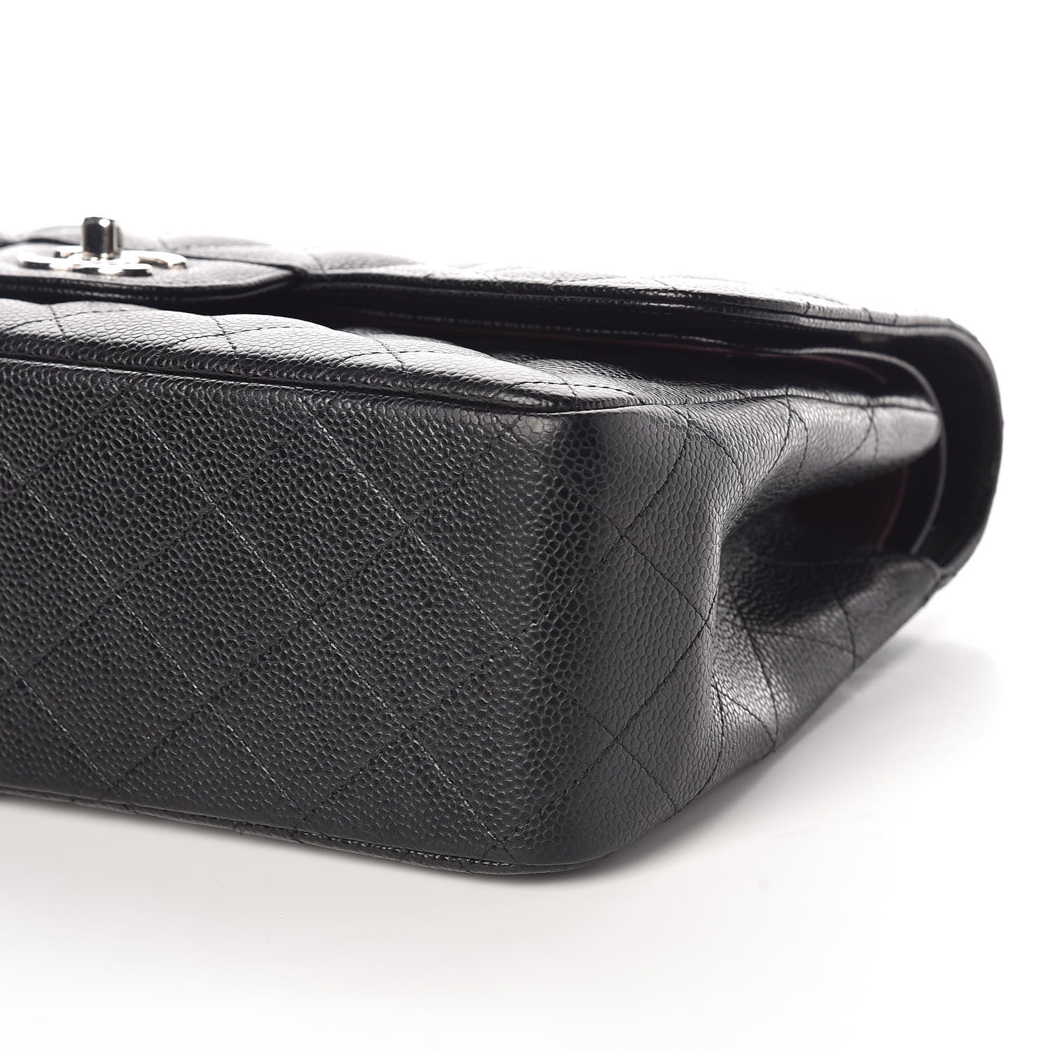 Chanel Caviar Quilted Jumbo Double Flap Black 6 of 9