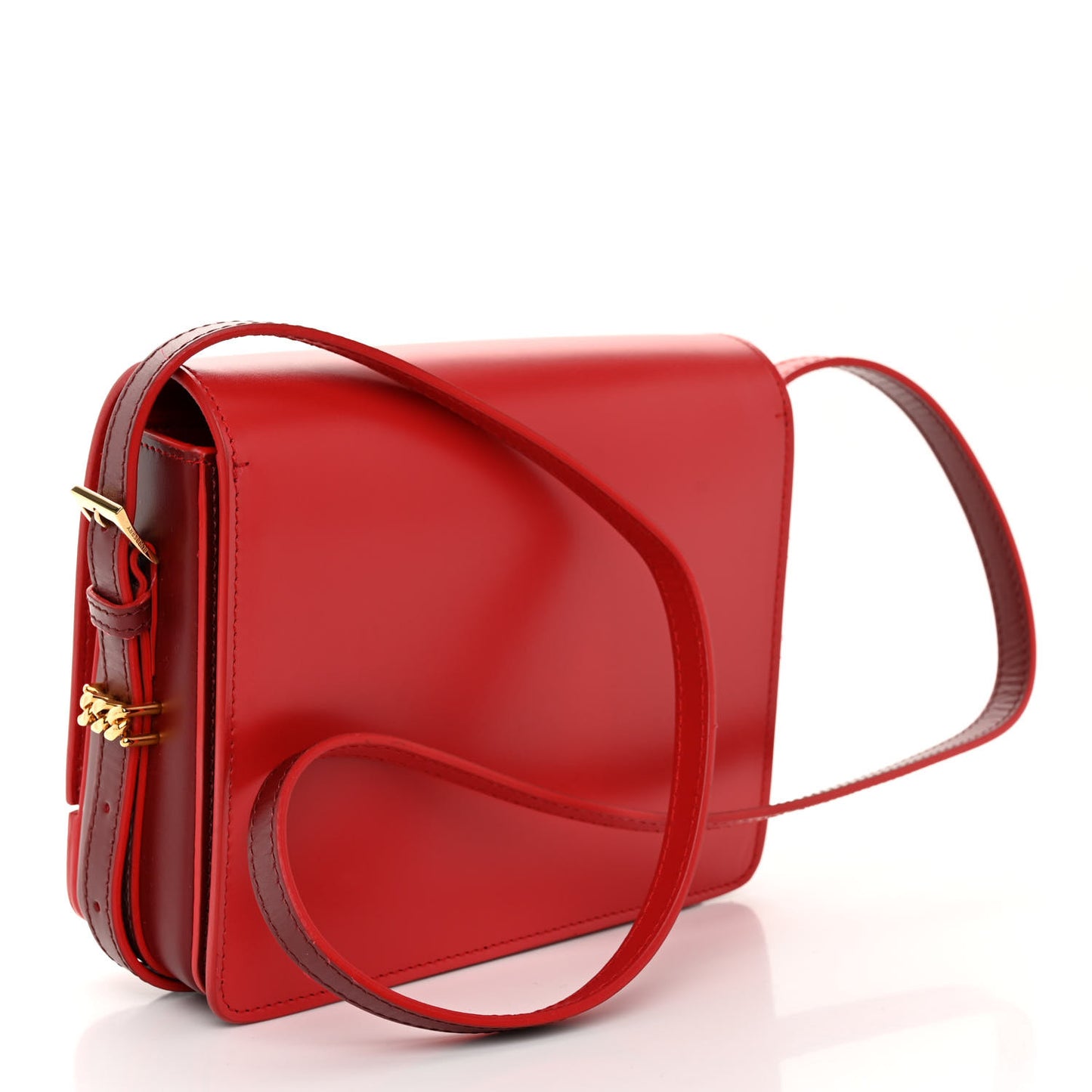 Smooth Calfskin Small Two Tone Grace Bag Red