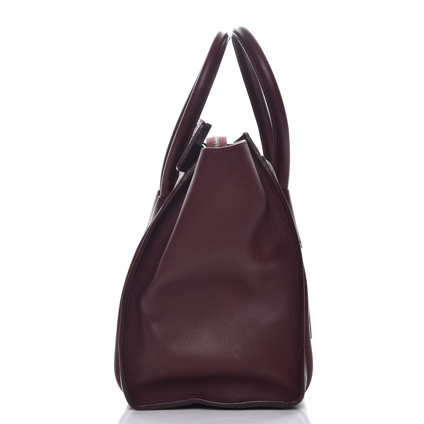 Smooth Calfskin Mini Luggage Burgundy
