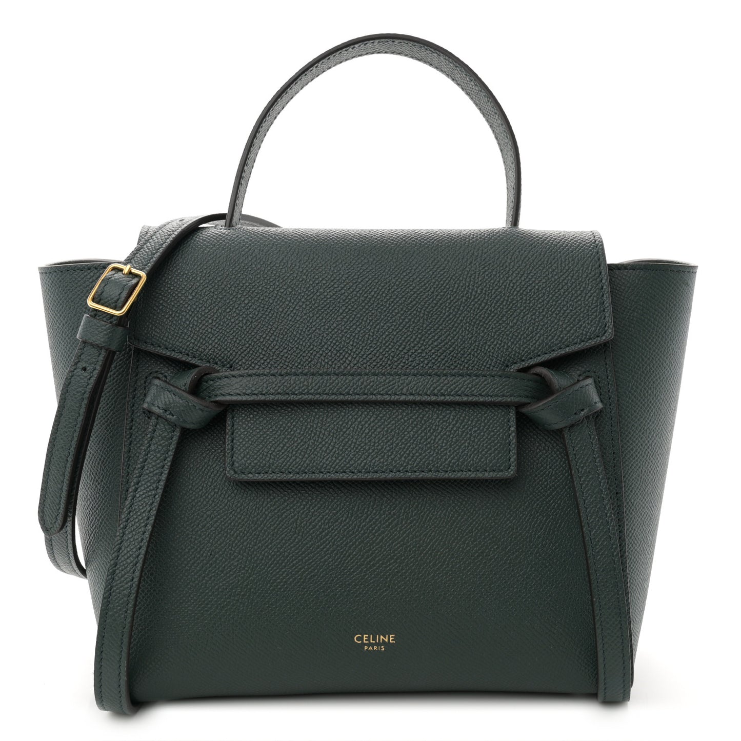 Grained Calfskin Nano Belt Bag Amazone