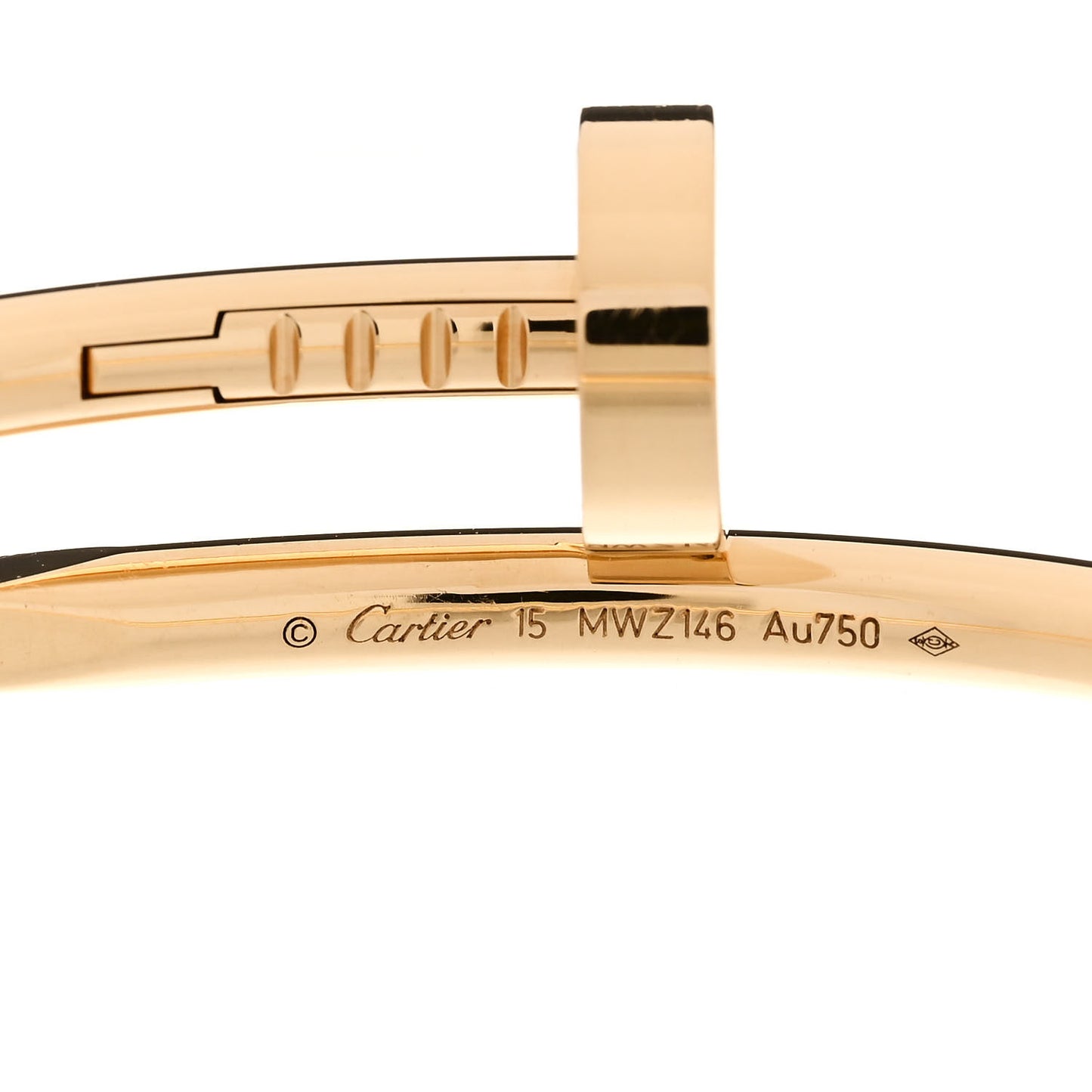 18K Yellow Gold Juste Un Clou Bracelet 15