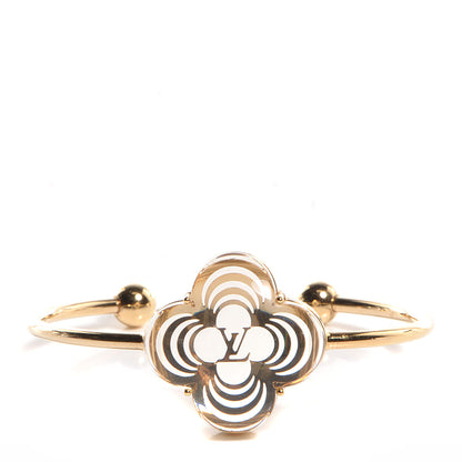Louis Vuitton A La Folie Hoop Earrings Cuff Gold 1 of 4