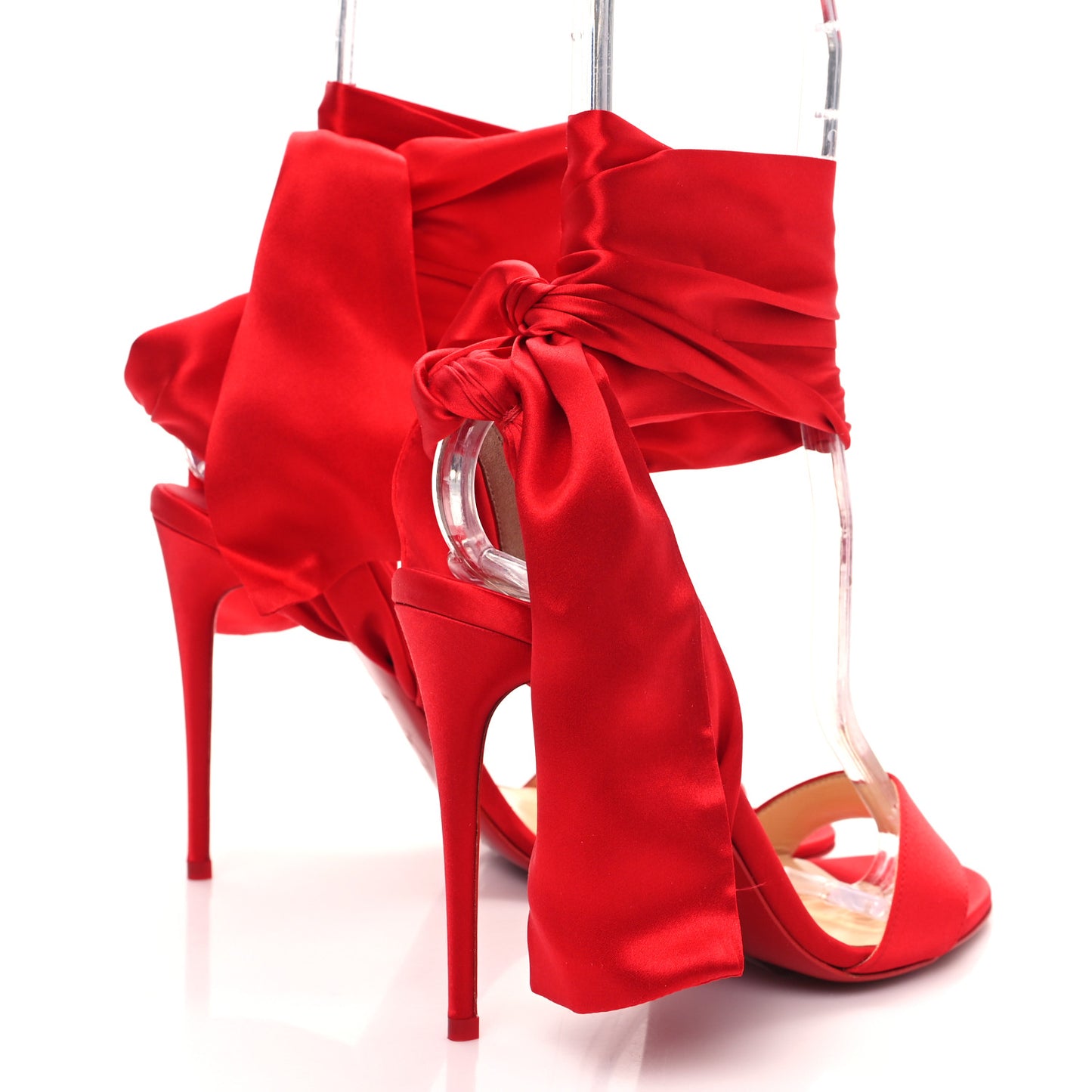 Crepe Satin Du Desert 100 Sandal 38 Loubi