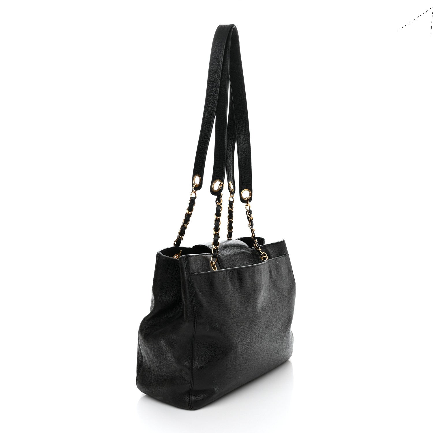 Chanel Caviar Shoulder Bag Black 3 of 14