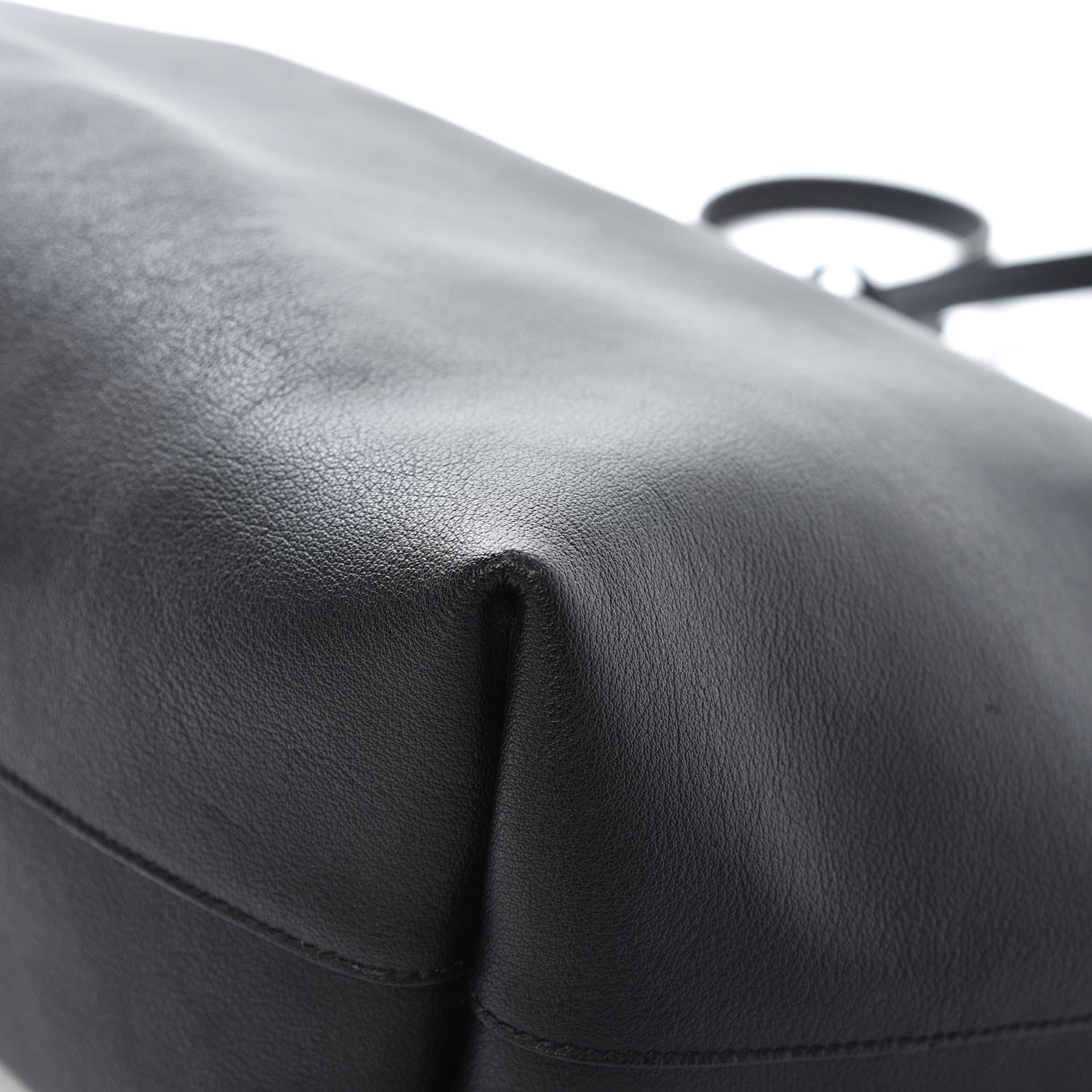 Saint Laurent Calfskin Large Shopping Tote Black 10 of 17