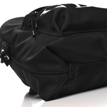 Valentino Garavani Nylon VLTN Logo Patch Backpack Black 8 of 9