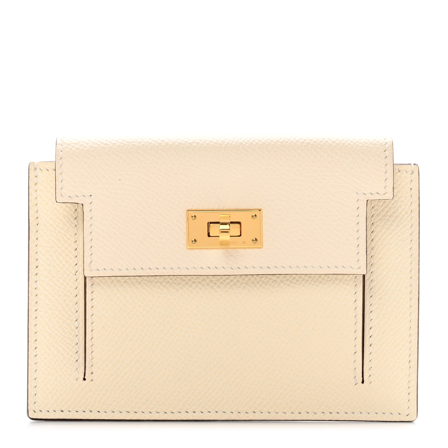 Hermes Epsom Kelly Pocket Compact Wallet Nata 1 of 7