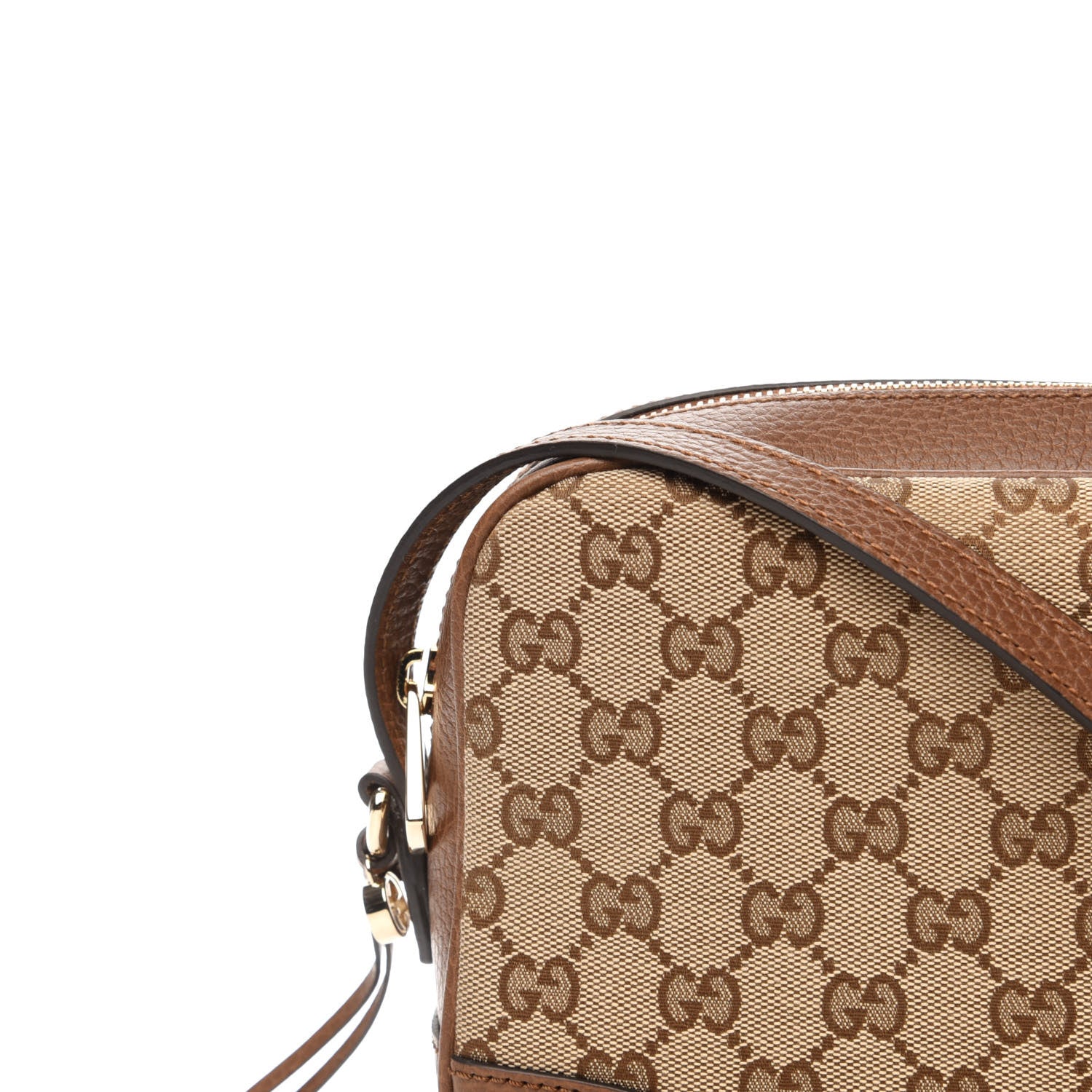 Gucci Monogram Mini Bree Messenger Bag Beige Tabacco 11 of 12