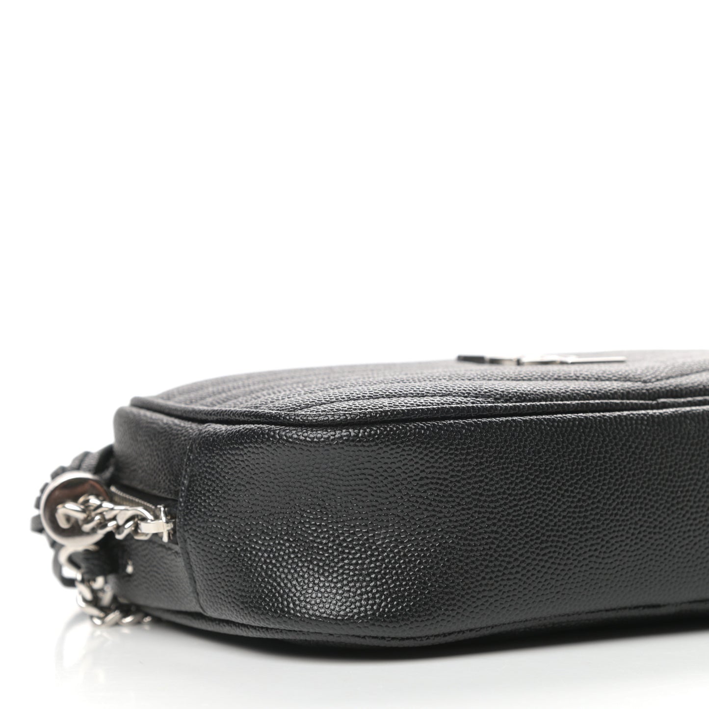 Grain De Poudre Matelasse Monogram Mini Lou Camera Bag Black