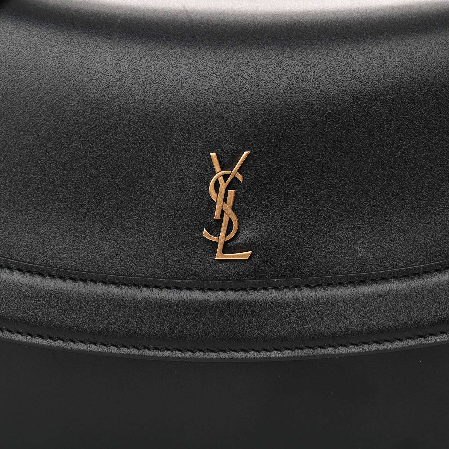Saint Laurent Smooth Calfskin Medium Charlie Shoulder Bag Black 6 of 10