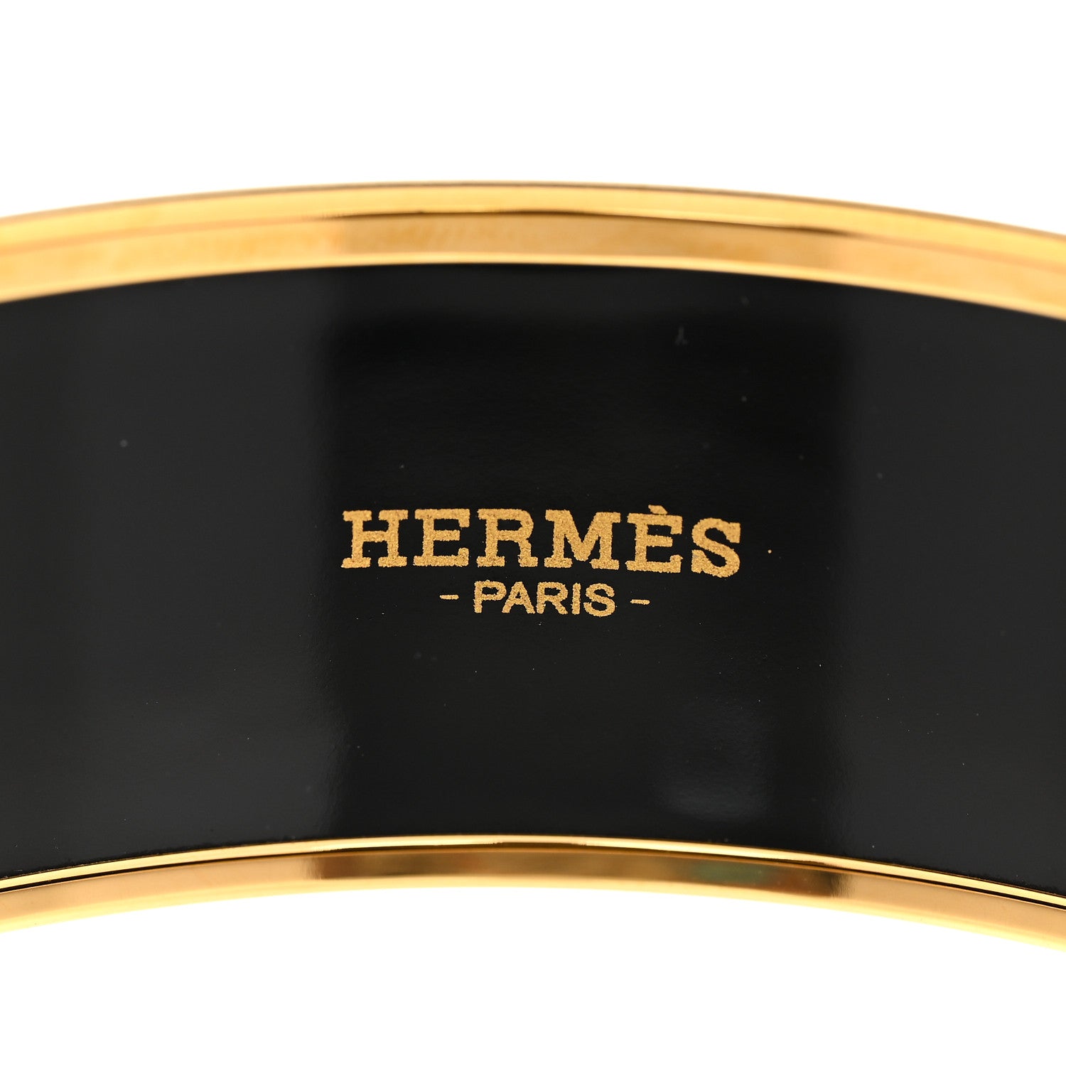 Hermes Enamel Printed Wide Coup De Fouet Bracelet 70 4 of 5