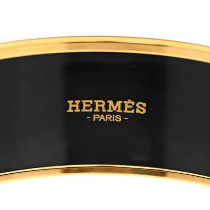 Hermes Enamel Printed Wide Coup De Fouet Bracelet 70 4 of 5