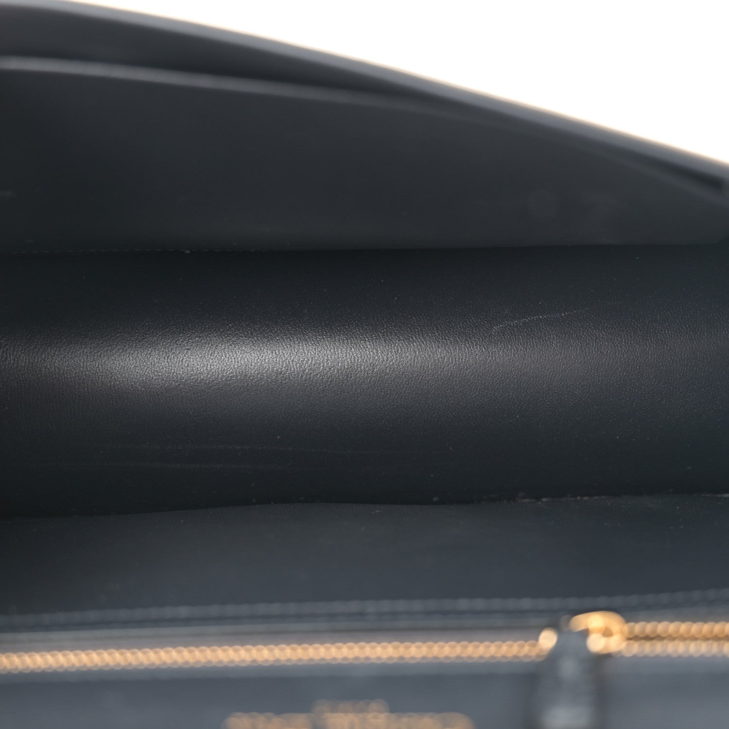 Christian Dior Metallic Patent Micro-Cannage Medium Diorama Flap Bag Gold 5 of 14