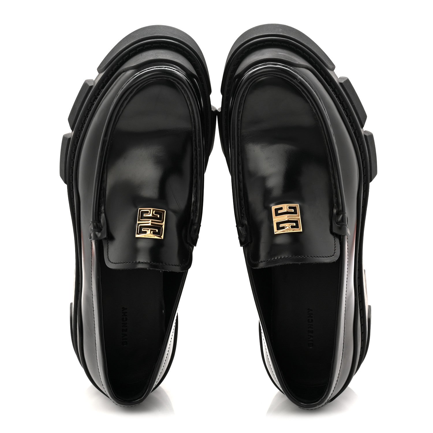 Givenchy Calfskin Terra Moccassins 37.5 Black 2 of 11