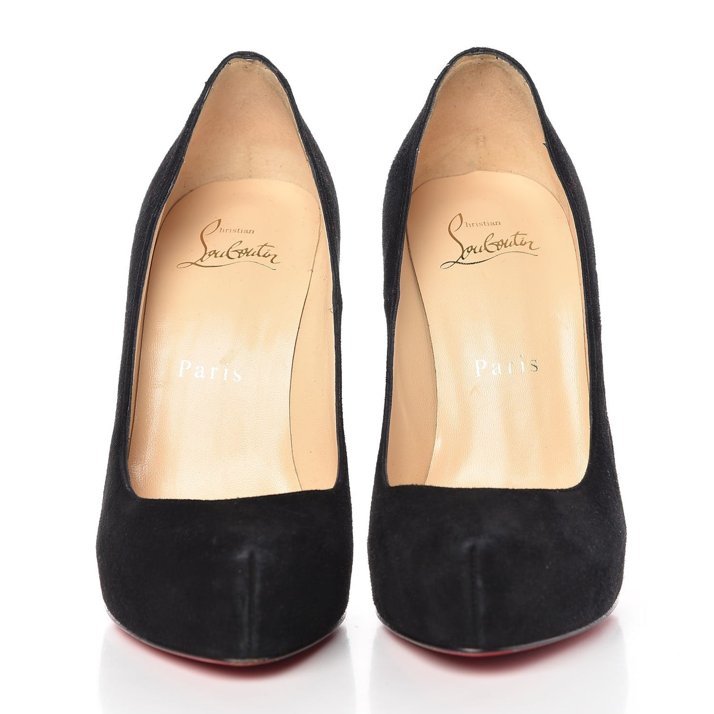 Suede Bianca Back Zip 120 Pumps 35 Black