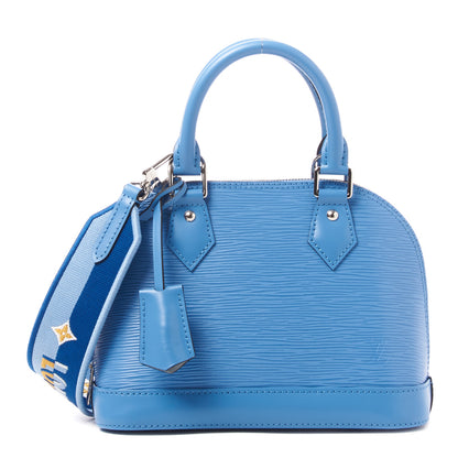 Louis Vuitton Epi Jacquard Alma BB Bleuet 1 of 8