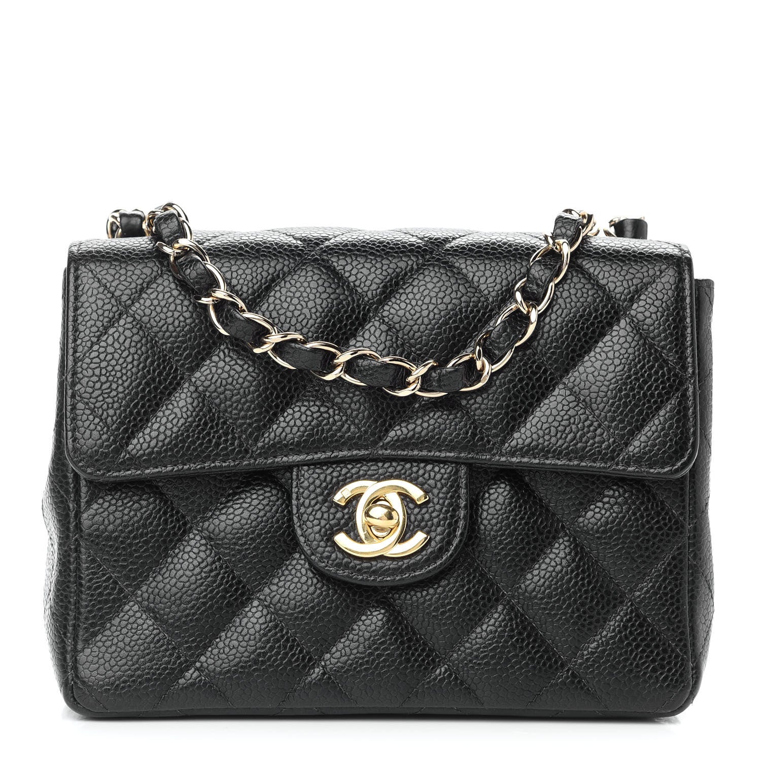 Chanel Caviar Quilted Mini Square Flap Black 1 of 9
