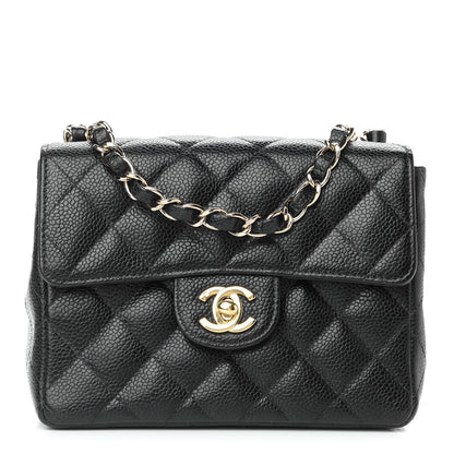 Chanel Caviar Quilted Mini Square Flap Black 1 of 9