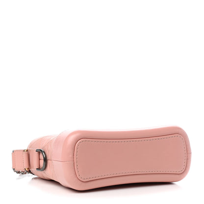 Chanel Aged Calfskin Quilted Small Gabrielle Hobo Pink 4 of 10