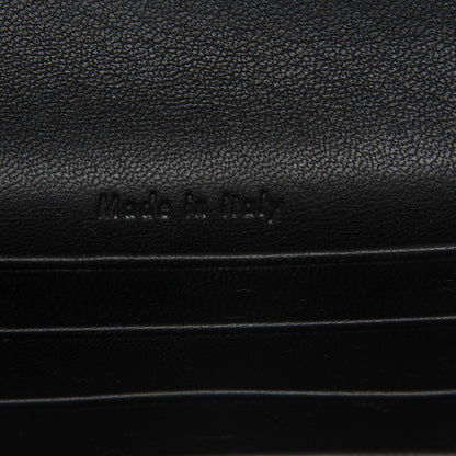 Celine Smooth Calfskin Pocket Card Holder Sea 6 of 6