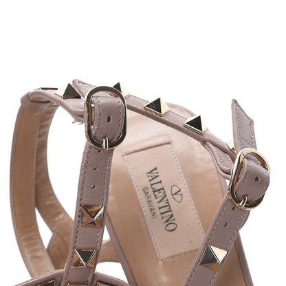 Valentino Garavani Patent Rockstud Ankle Strap 65mm Pumps 37 Poudre 18 of 19