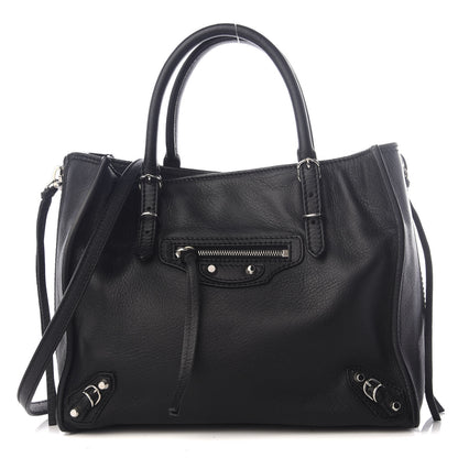Balenciaga Calfskin Papier Mini A4 Tote Black 1 of 8