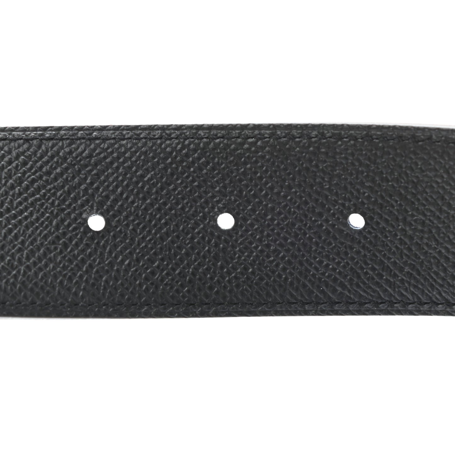 Epsom 38mm Constance H Belt 85 Black Bleu Zellige