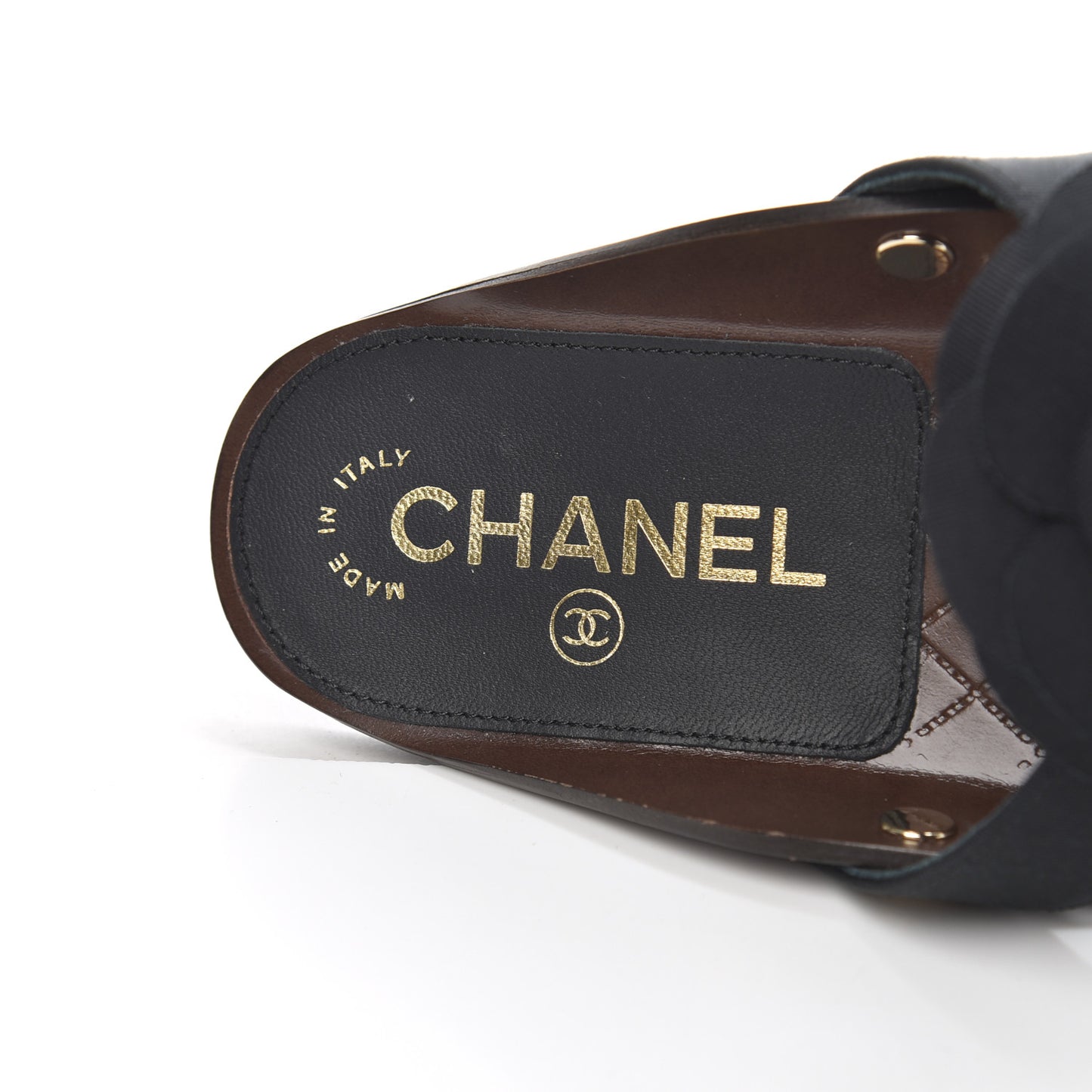 Grosgrain Camellia Thong Sandals 37 Black
