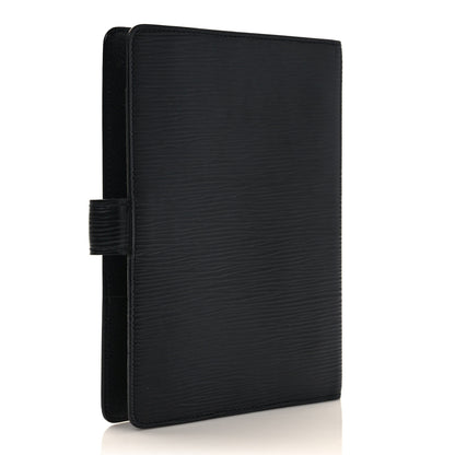 Louis Vuitton Epi Medium Ring Agenda Cover Black 3 of 6