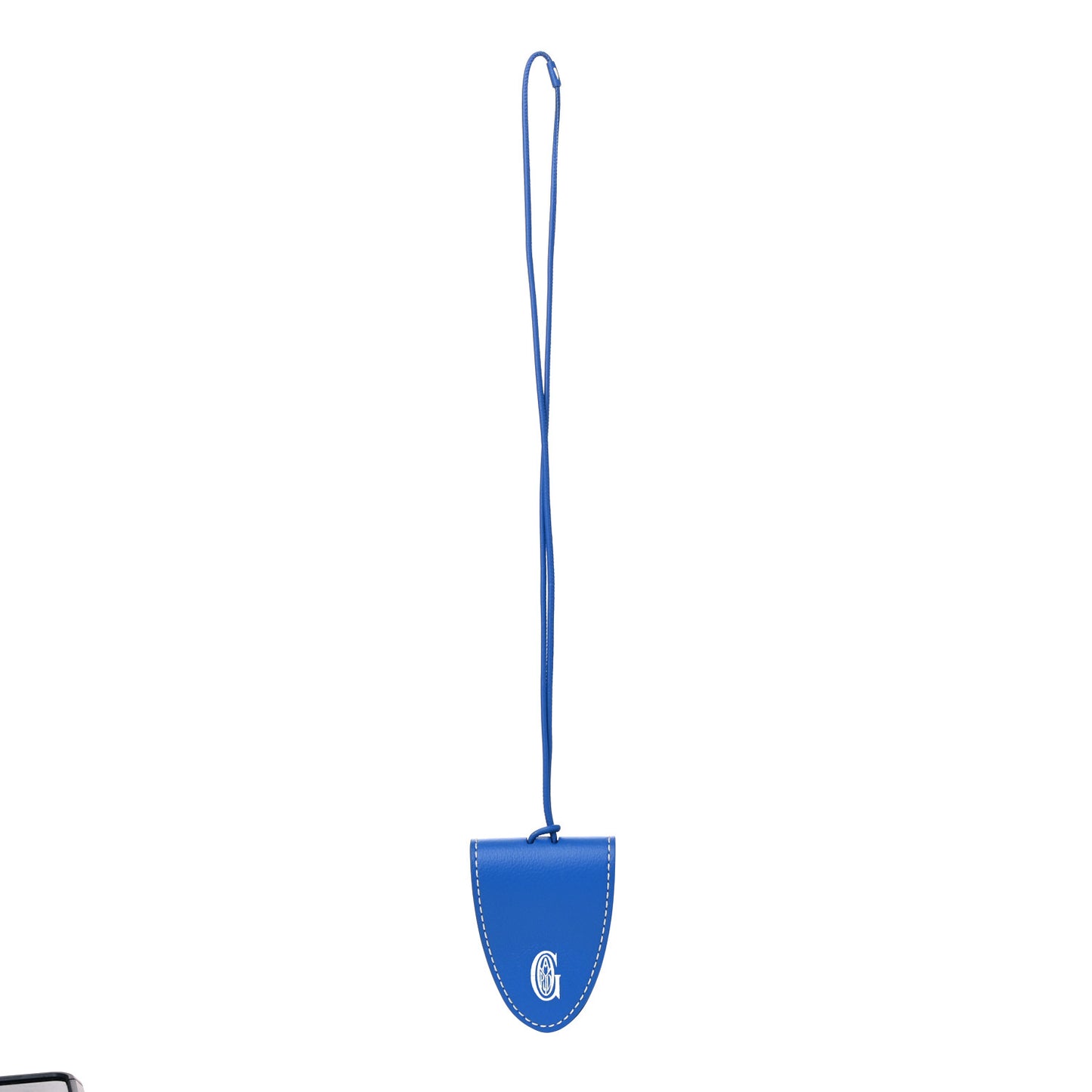 Calfskin Bag Clip Blue