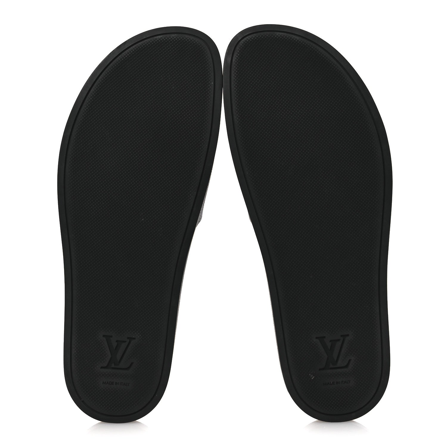 Louis Vuitton Damier Graphite Mens Waterfront Slide Sandal 9 Black 7 of 12