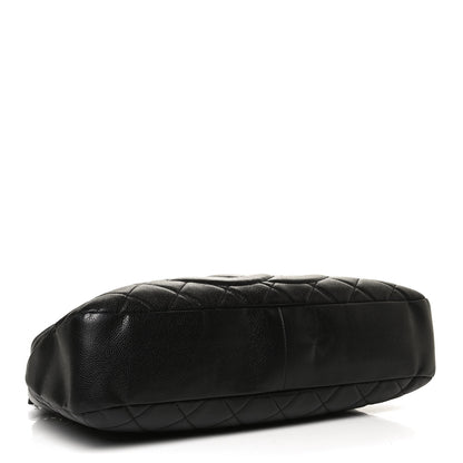 Chanel Caviar Quilted CC Timeless Soft Tote Black 4 of 11