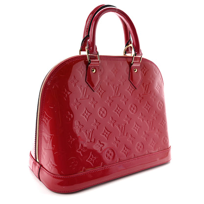 Louis Vuitton Vernis Alma PM Cherry 3 of 9