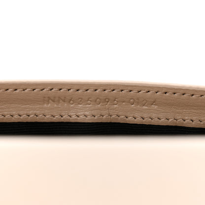 Saint Laurent Smooth Calfskin Monogram Phone Holder Crossbody Dark Beige 7 of 13
