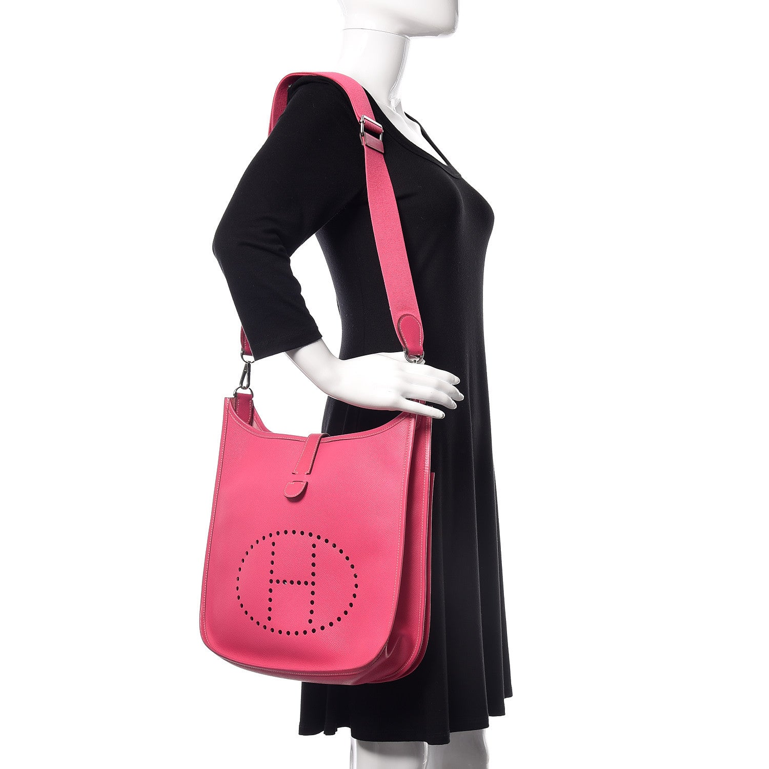 Hermes Epsom Evelyne III GM Rose Tyrien 2 of 15