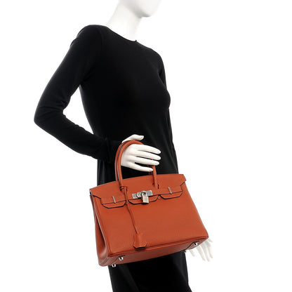 Hermes Togo Birkin 30 Cuivre 2 of 34