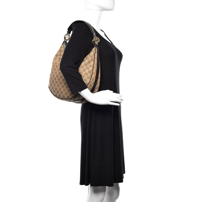 Gucci Monogram Medium GG Twins Hobo Black 2 of 13