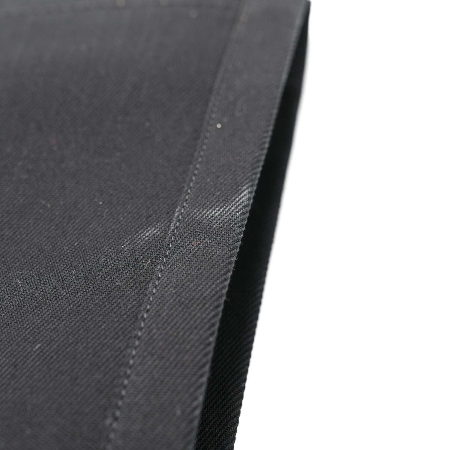 Saint Laurent Linen Calfskin Rive Gauche Tote Black 11 of 15