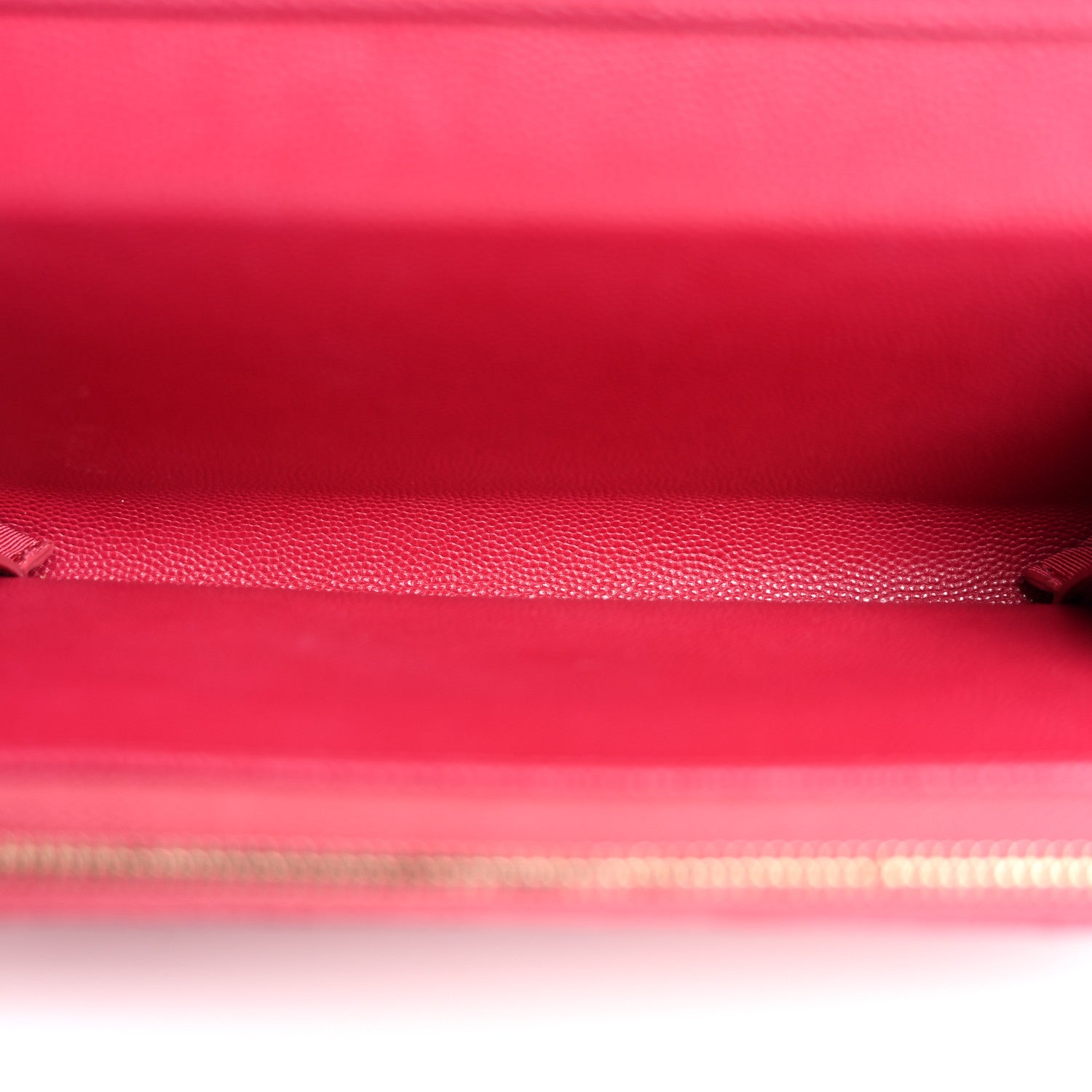 Chanel Caviar Quilted Phone Holder Wallet on Removable Chain Dark Pink 6 of 17