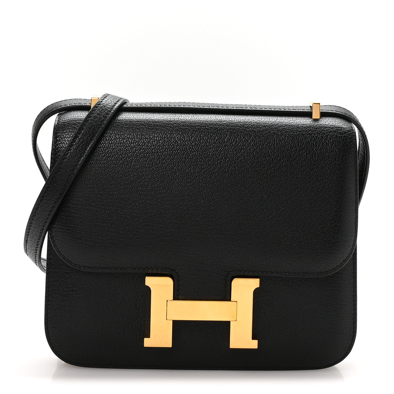 Hermes Chevre Mysore Constance 18 Black 1 of 11