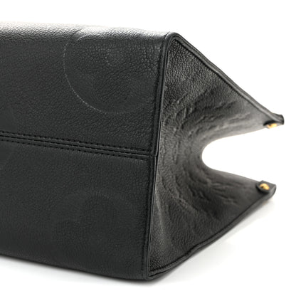 Louis Vuitton Empreinte Monogram Giant Onthego MM Black Black 9 of 11